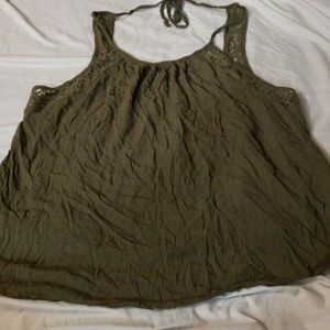 Dark green top